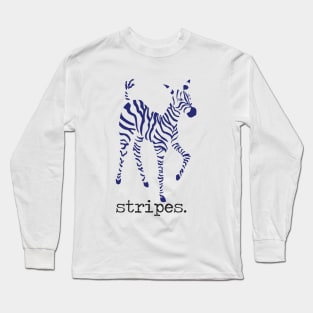 Stripey Zebra Long Sleeve T-Shirt